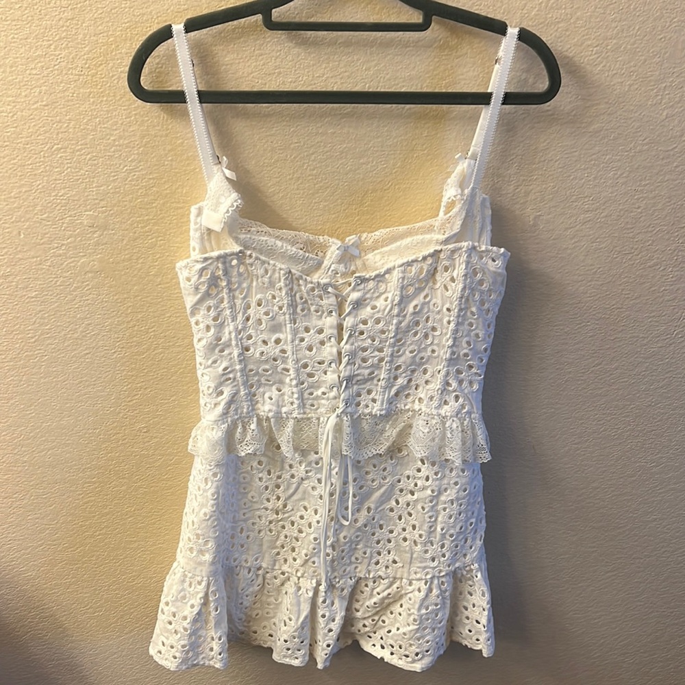 For love and lemons white lace dress